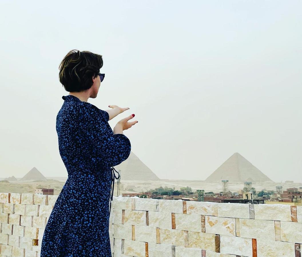 Golden Mask Pyramids Inn Kafret el-Gabal Esterno foto