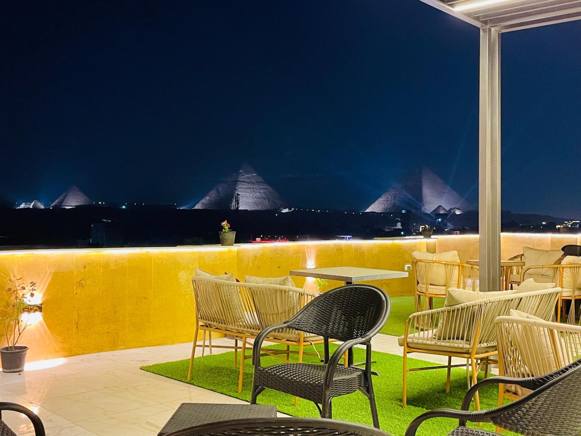 Golden Mask Pyramids Inn Kafret el-Gabal Esterno foto