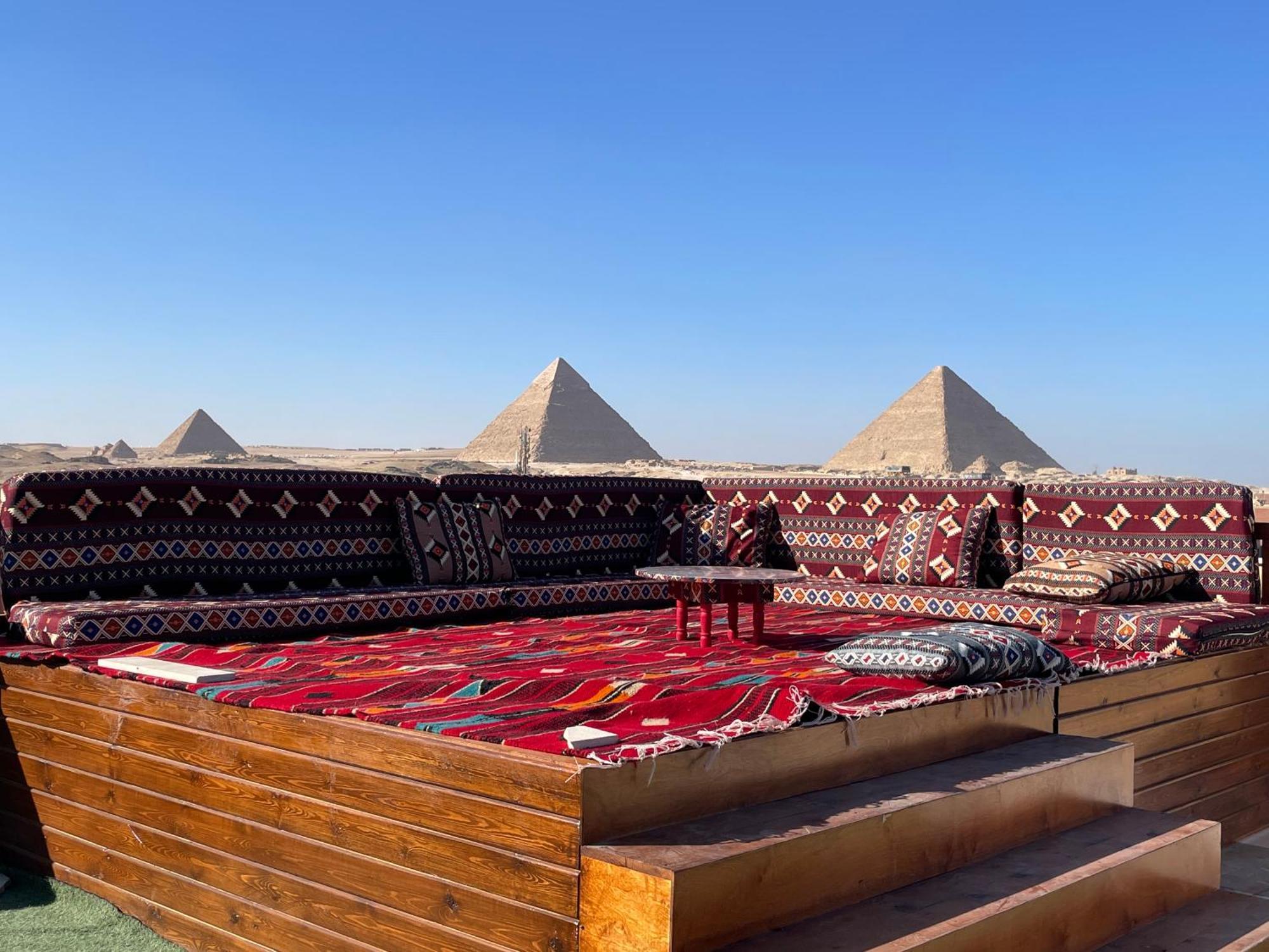 Golden Mask Pyramids Inn Kafret el-Gabal Esterno foto